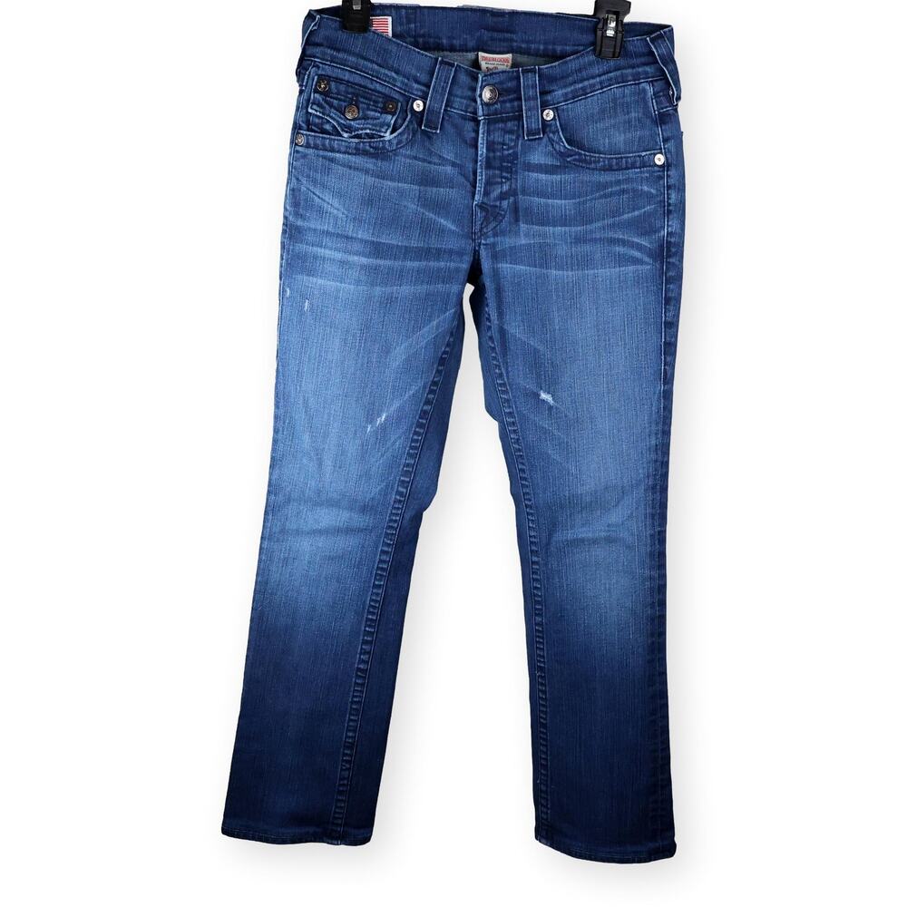 True Religion Jeans Size 29 Med Wash Blue Vintage
